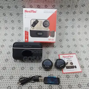 Neepho Np-58 2.4ghz Dual Wireless Microphone for Streaming Recording