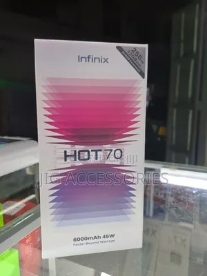 New Infinix Hot 70 256 GB Silver