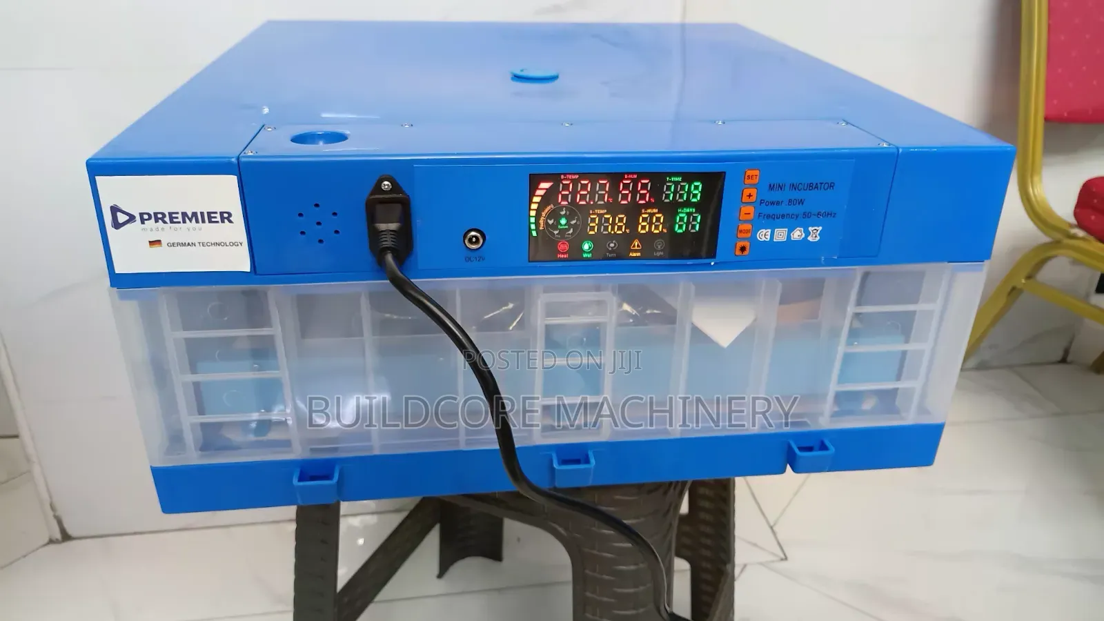 Premier AC DC 80watts 64 Egg Incubator