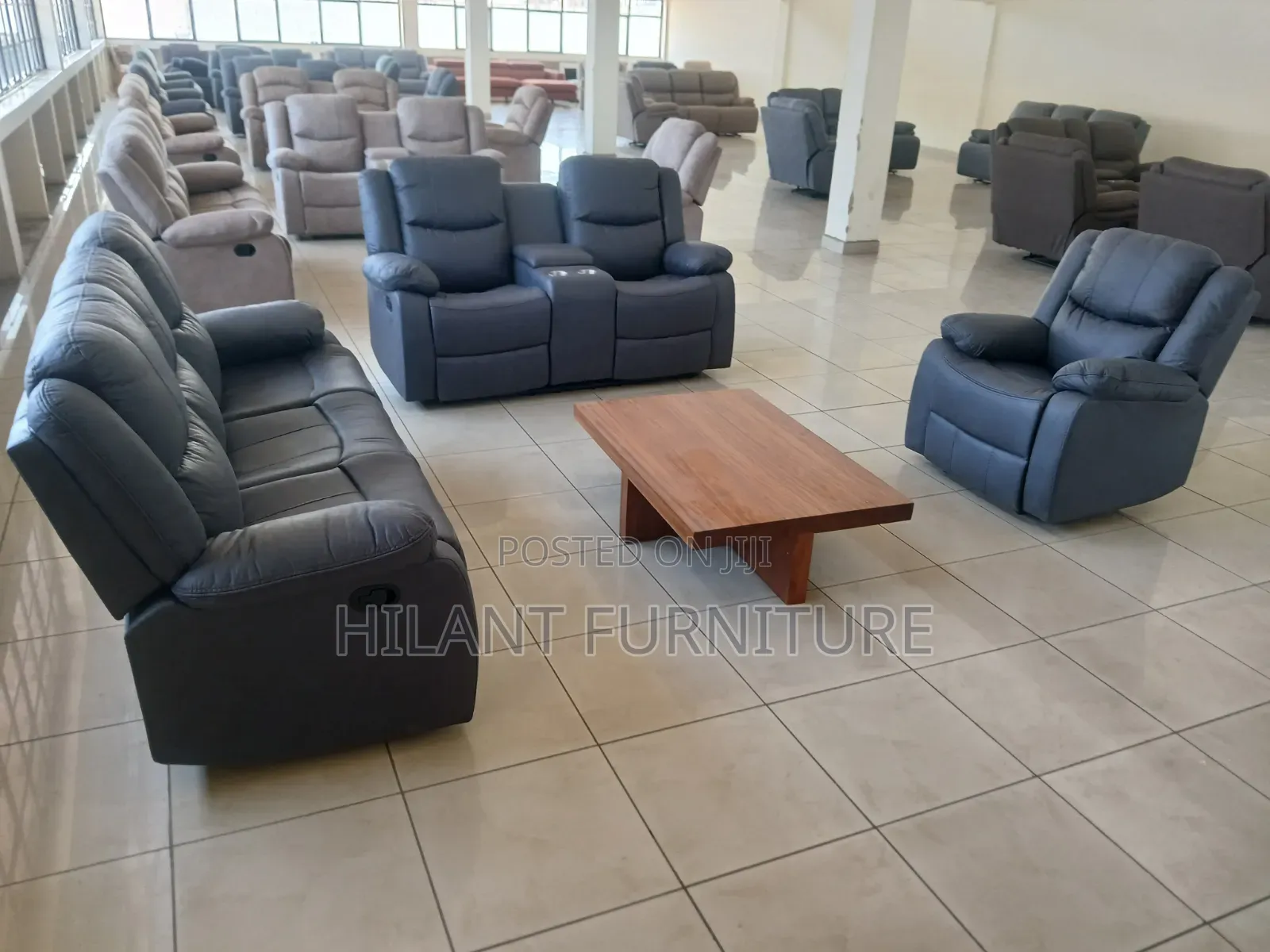 Six-Seater Recliner Sofa