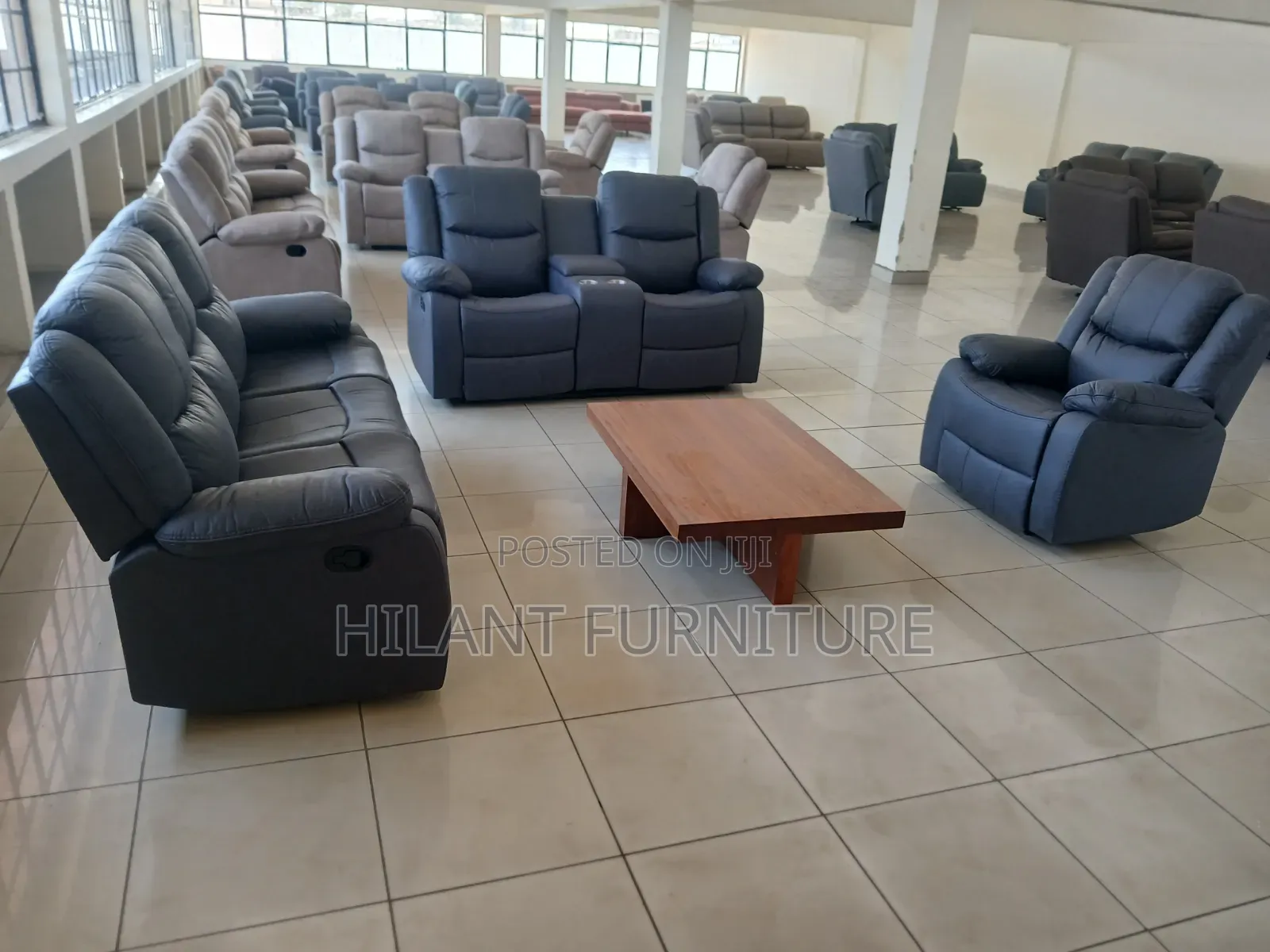 Six-Seater Recliner Sofa