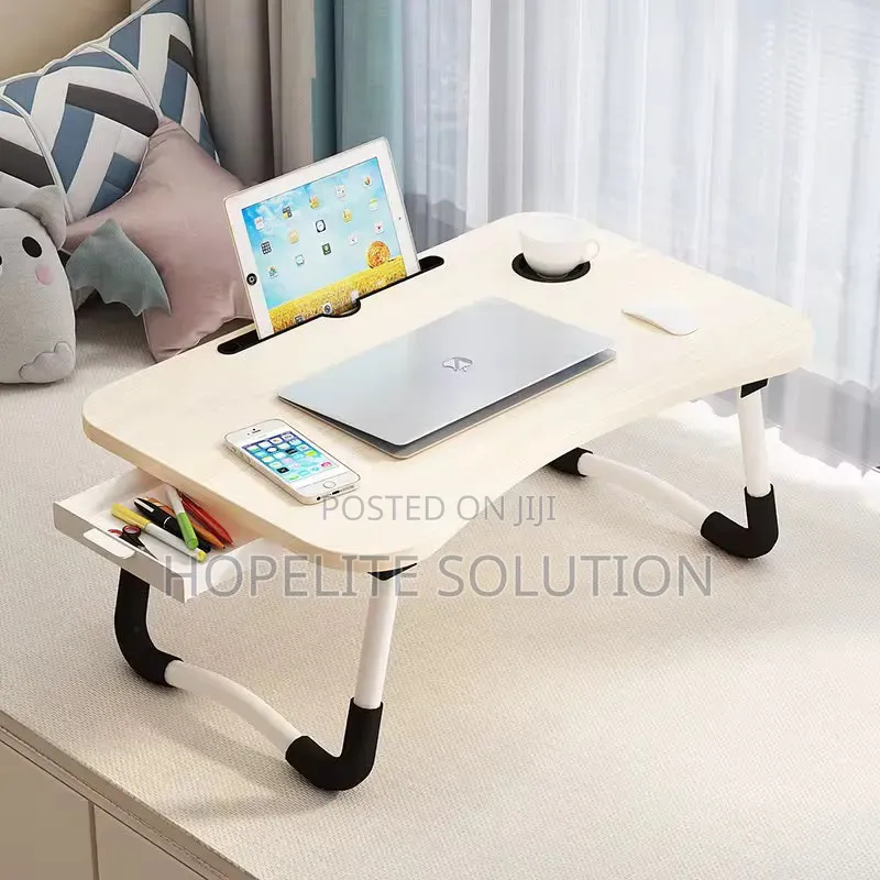 Breakfast Laptop Table/Work Table With Side Drawer