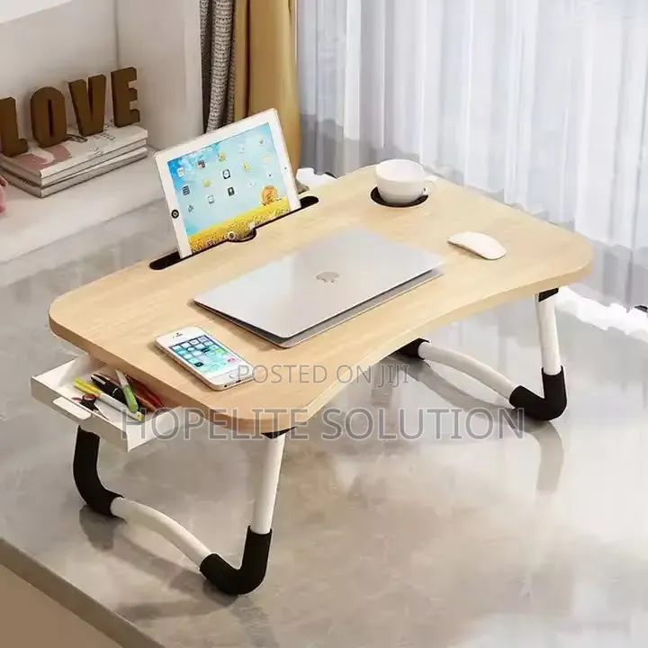 Breakfast Laptop Table/Work Table With Side Drawer