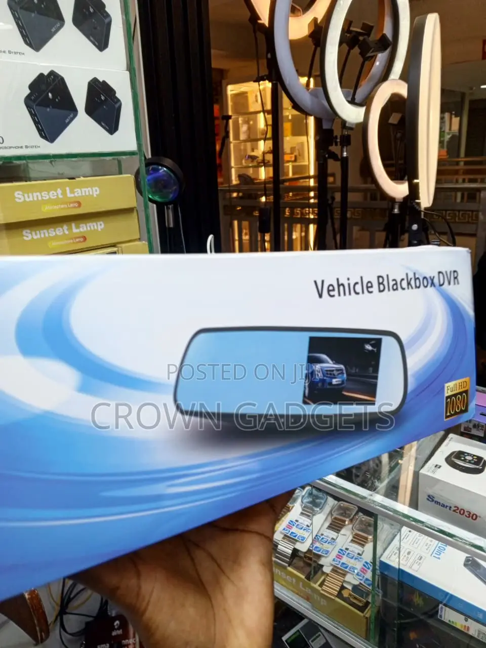 Vehicle Blackbox DVR 1080P Rearview Mirror Dashcam