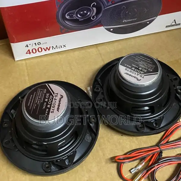 Pioneer TS-A1097S 4" 3-Way Compact Car Speaker