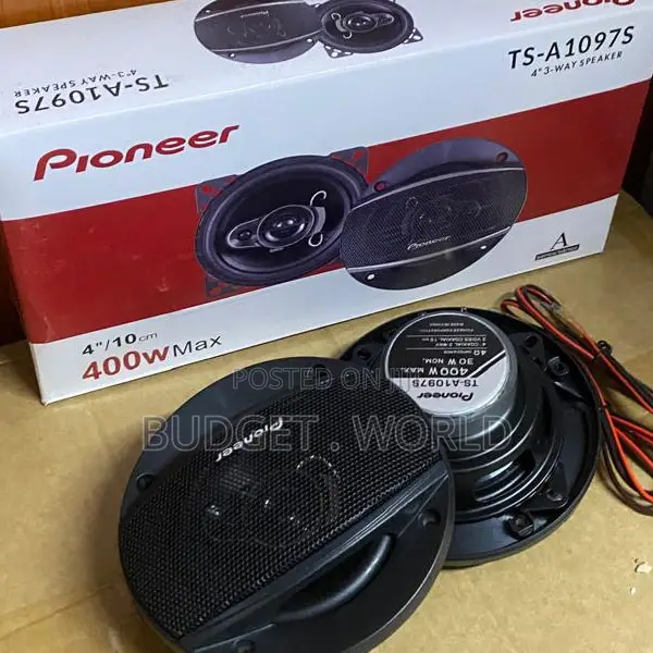 Pioneer TS-A1097S 4" 3-Way Compact Car Speaker