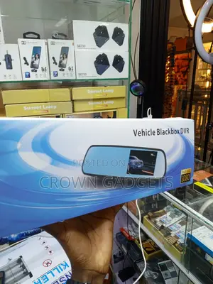 Car Mirror Dashcam 1080P Front Rear Camera With G-Sensor