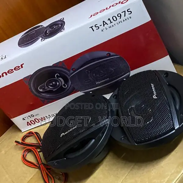 Pioneer TS-A1097S 4" 3-Way Car Sound System Speakers