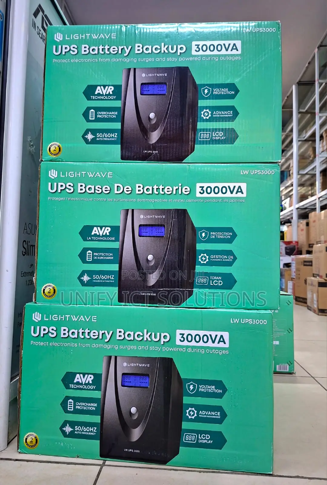 Lightwave Ups Battery Backup (3000va) Ups Lightwave 3kva!!