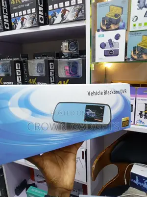 Full HD 1080P Vehicle DVR Dual Lens Mirror Dash Camera