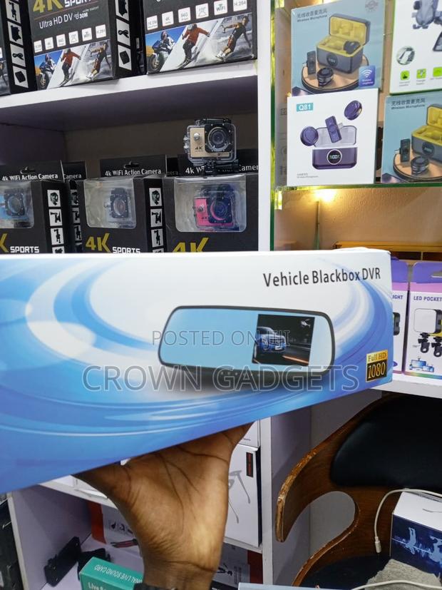 Full HD 1080P Vehicle DVR Dual Lens Mirror Dash Camera - thumbnail 2