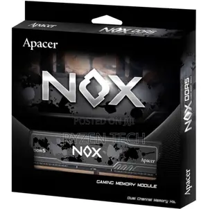 Apacer NOX White Desktop RAM DDR5 32GB (2x16GB Kit) 5600