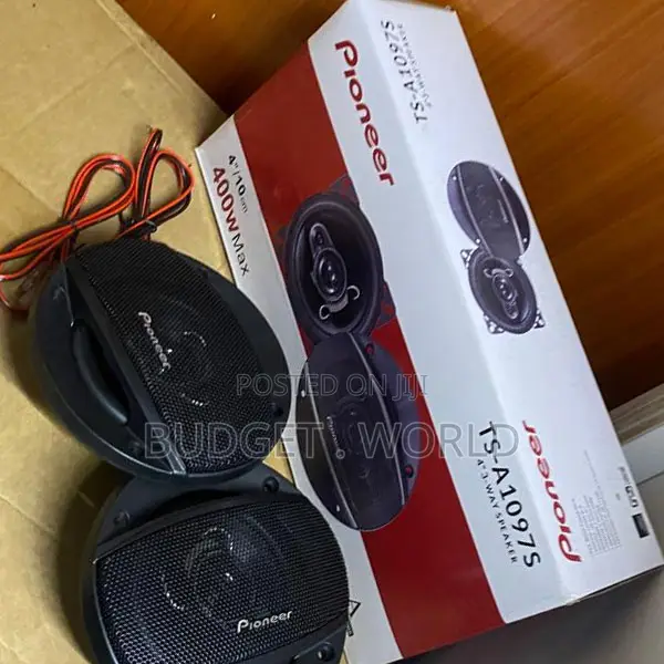 Pioneer TS-A1097S 4-Inch 3-Way Replacement Car Speakers