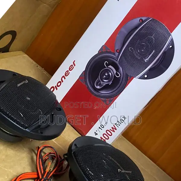 Pioneer TS-A1097S 4" 3-Way High-Quality Car Speakers