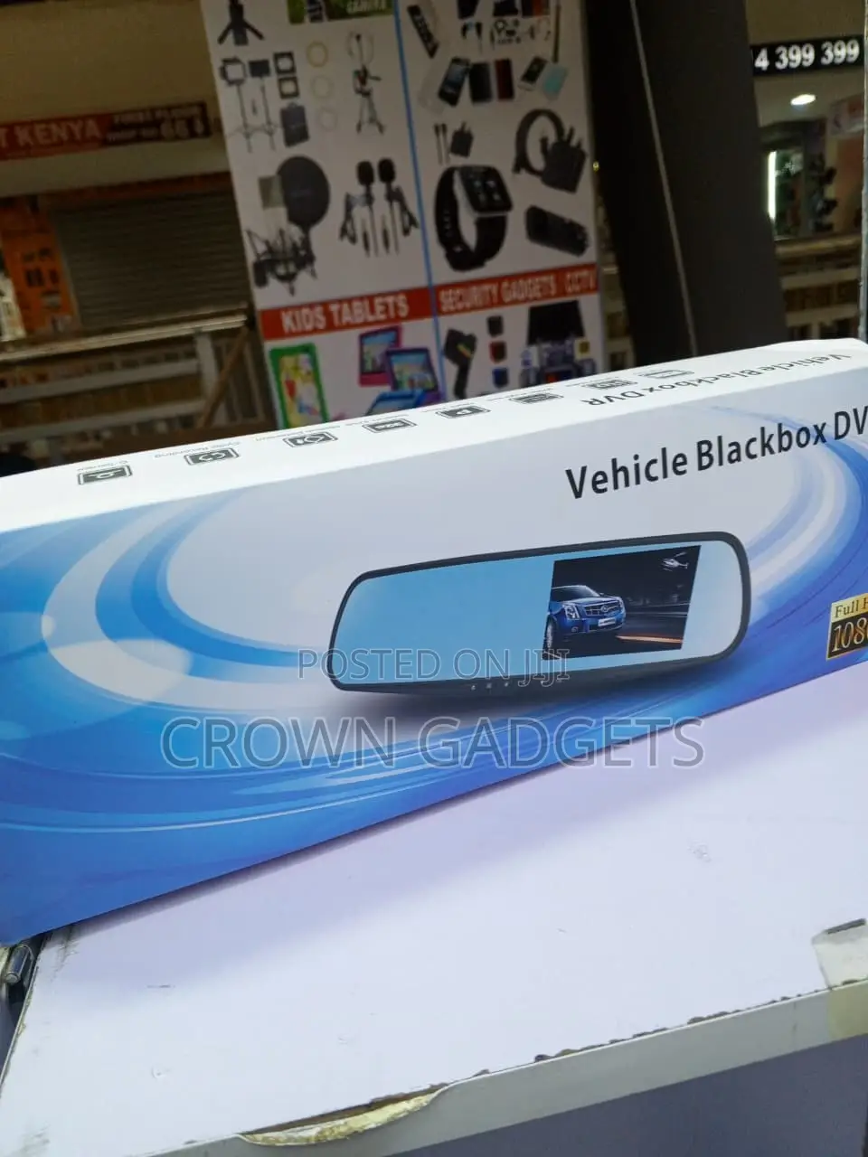 Vehicle Mirror Dashcam 1080P Dual Camera With Motion Sensor