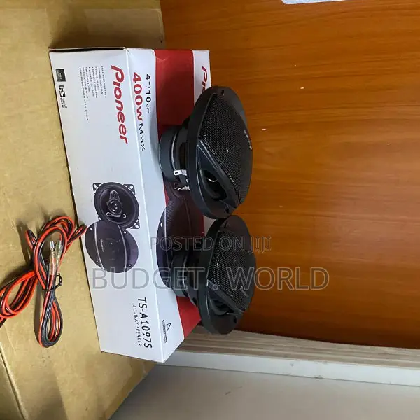 Pioneer TS-A1097S 4" 3-Way Compact Audio Speakers