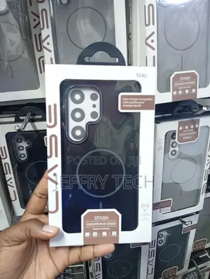MagSafe Compatible Hard Phone Case for the Samsung Galaxy S24 Ultra.