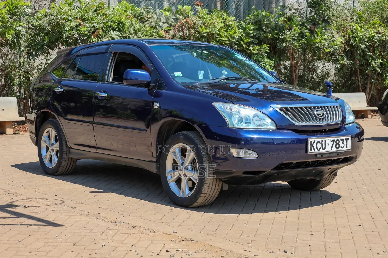 Toyota Harrier 2012 Blue
