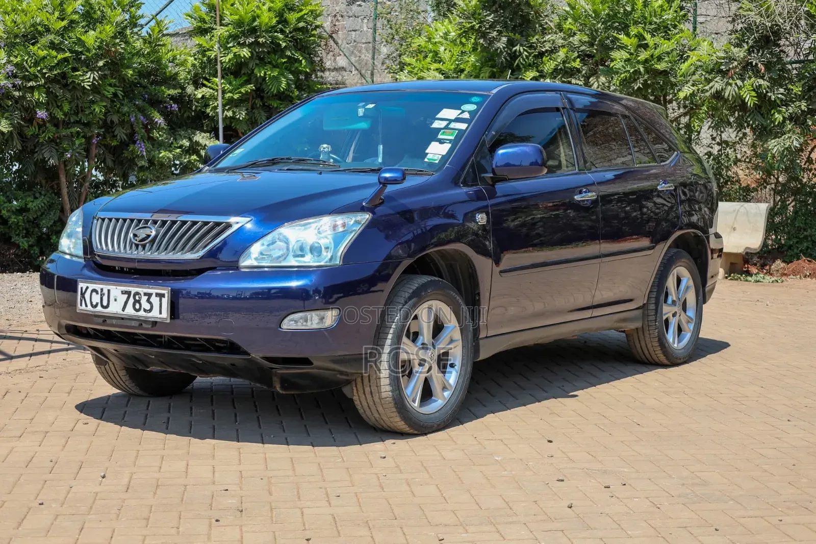 Toyota Harrier 2012 Blue