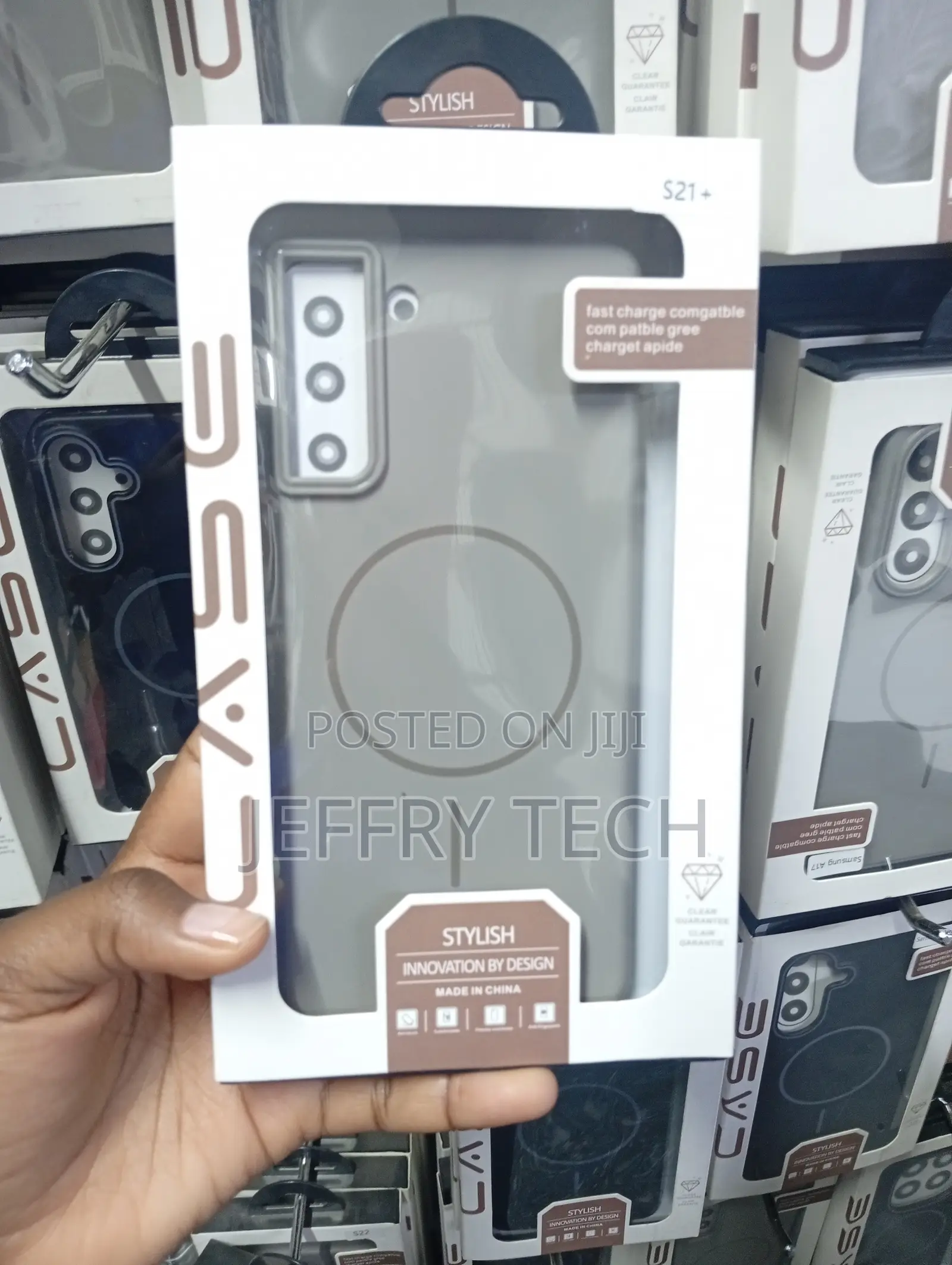 Matte Magnetic Phone Case Designed for the Samsung Galaxy S21+