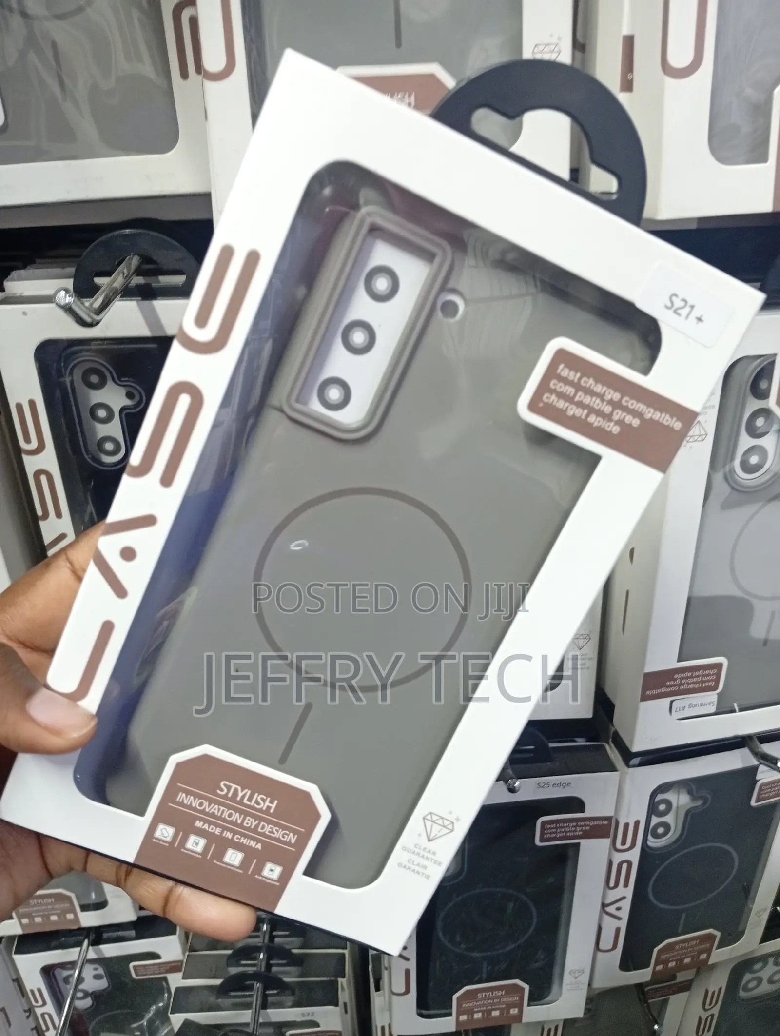 Matte Magnetic Phone Case Designed for the Samsung Galaxy S21+