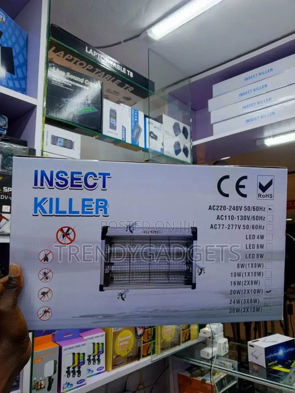 UV Insect Killer 20W Fly Trap for Kitchen Restaurant
