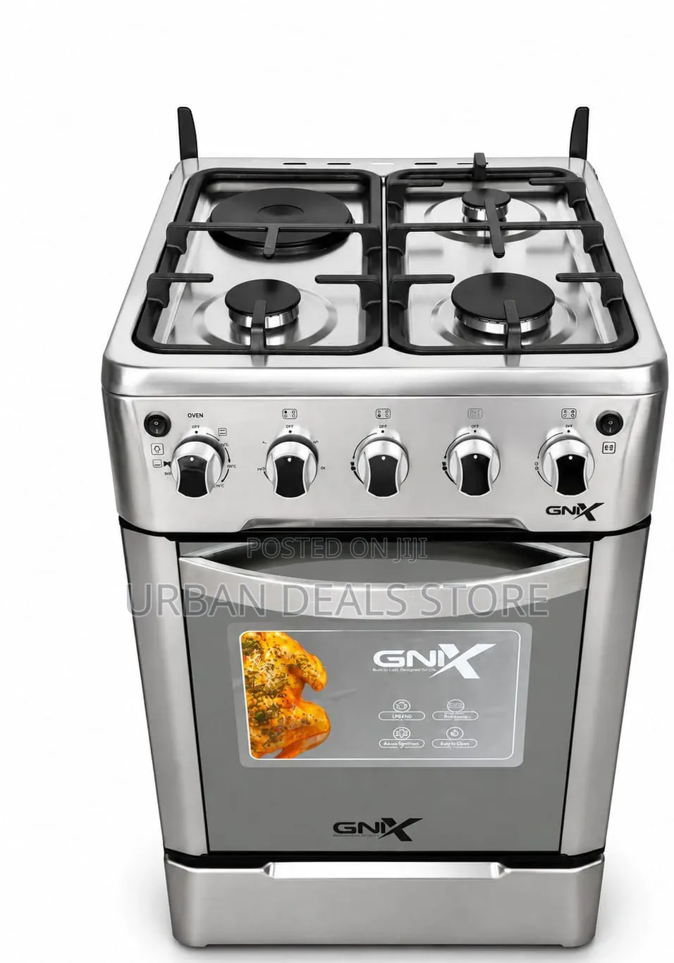 GNIX 50×50 Standing Cooker With Electric Oven