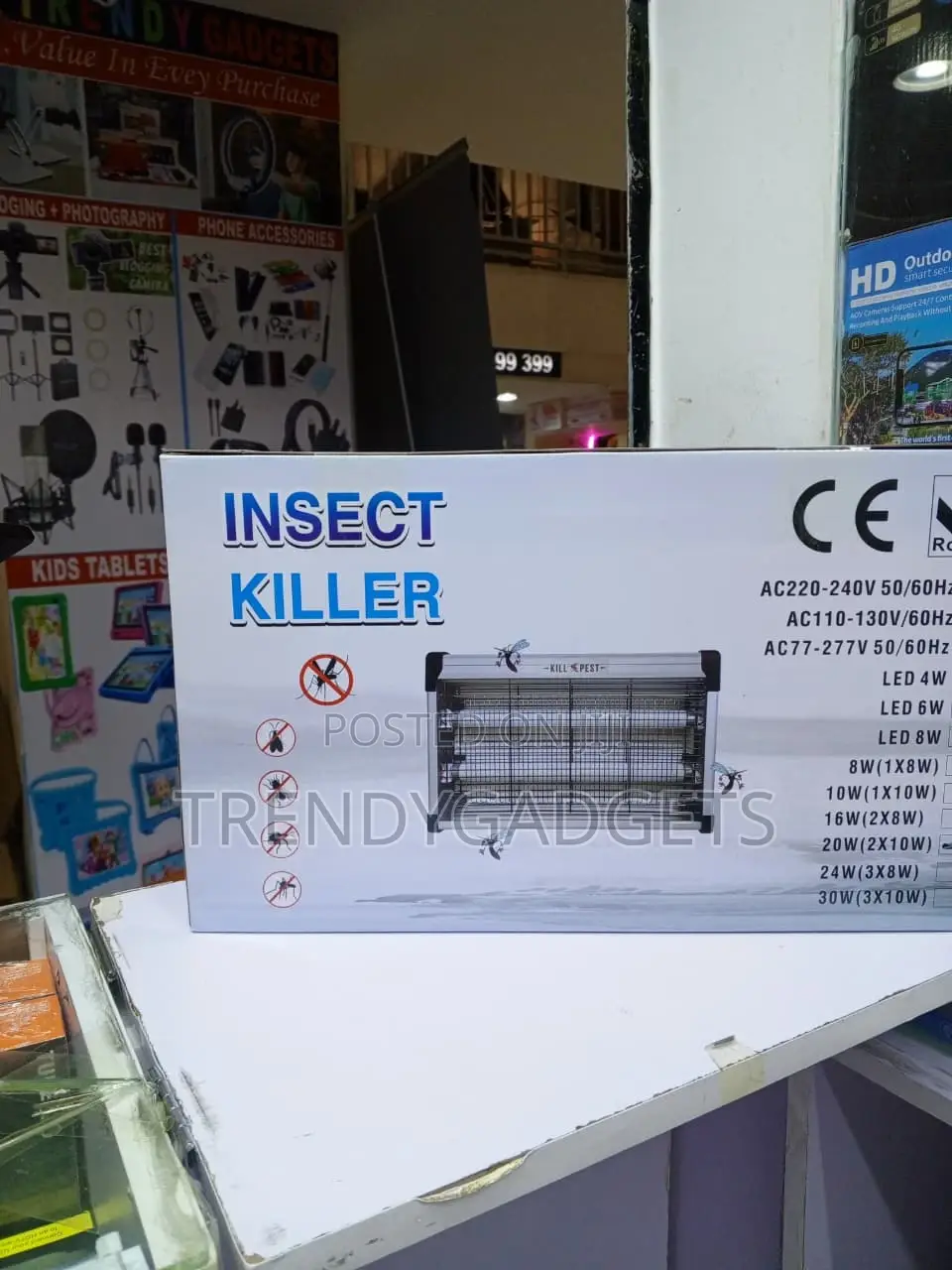 20W Electric Insect Killer Bug Zapper for Mosquitoes Flies