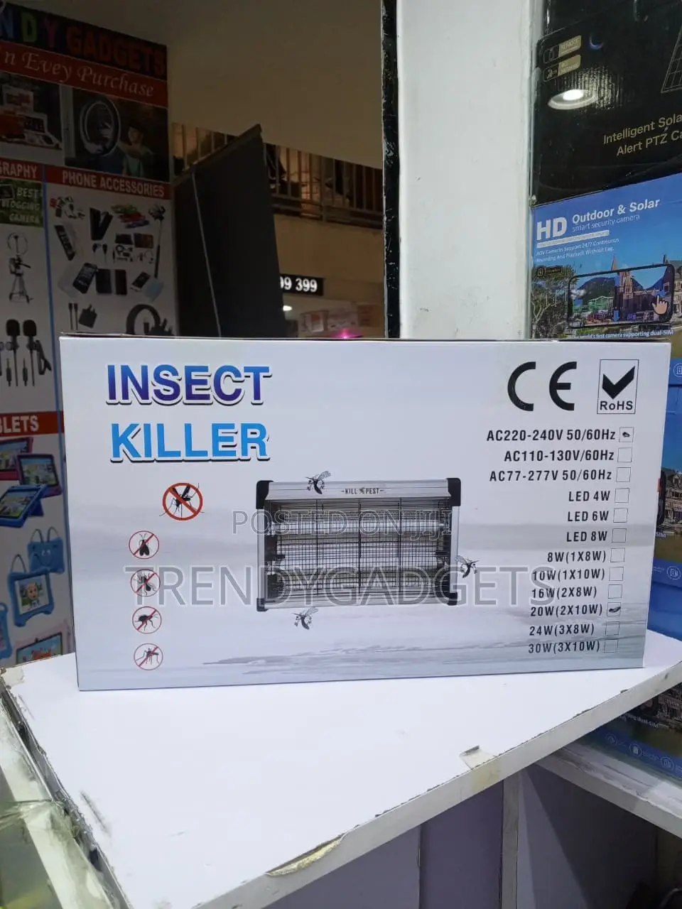 20W Electric Insect Killer Bug Zapper for Mosquitoes Flies