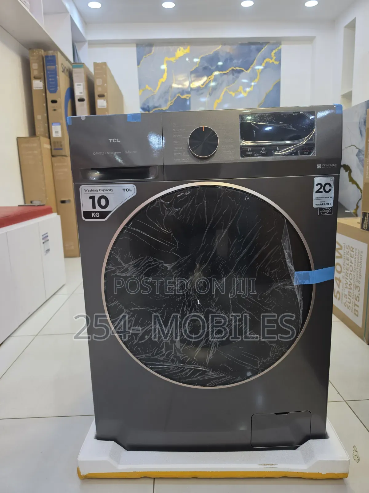 TCL 10Kg P2110FLG Front Loading Washing Machine