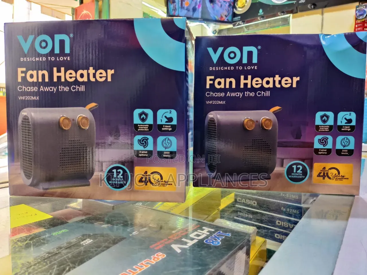Von Fan Heater 202MLK 2000W