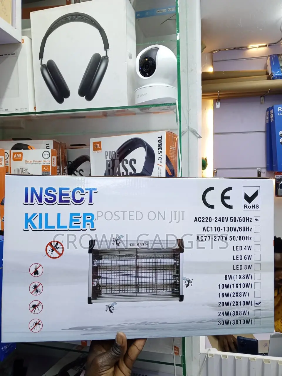 20W UV Bug Zapper Insect Killer for Home, Office Shops