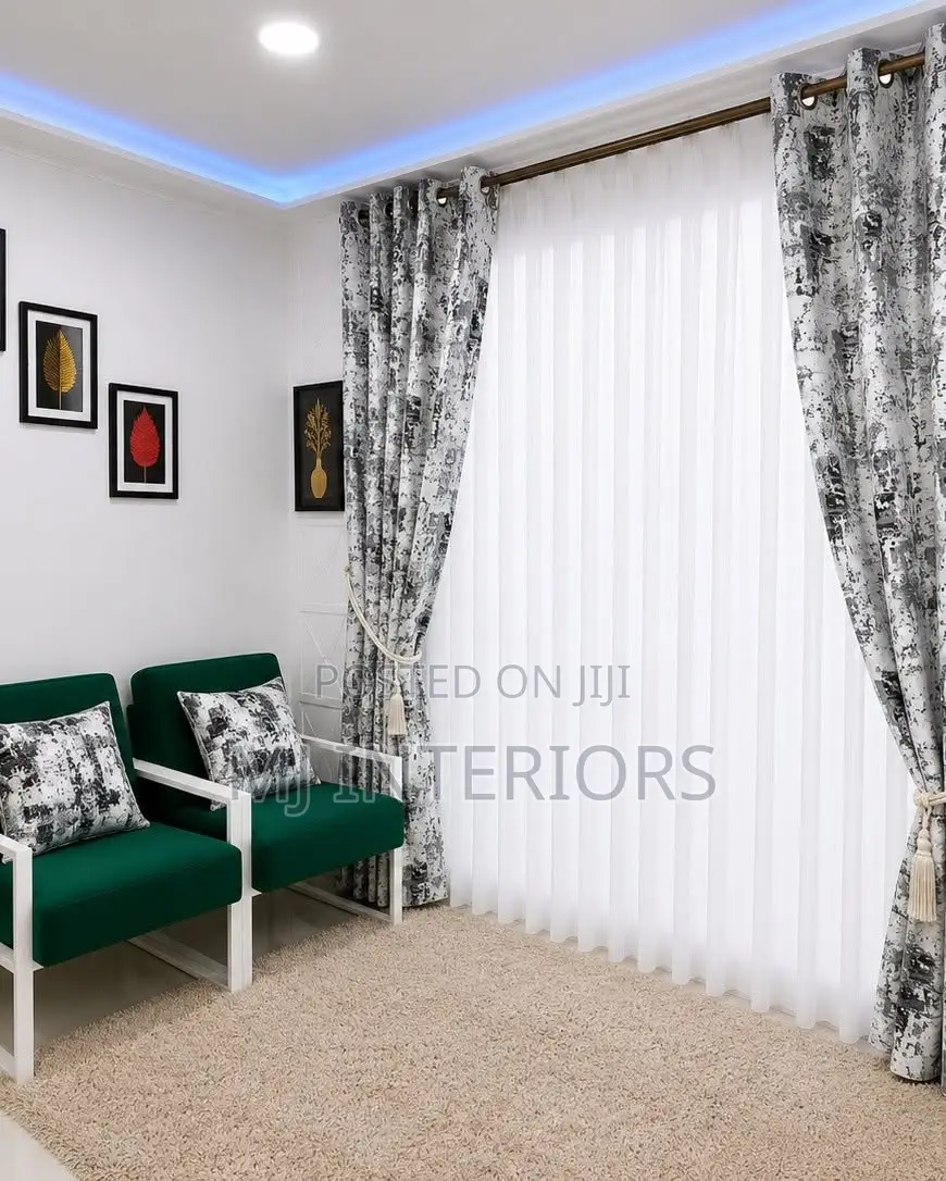 Modern Sheers for Elegant Bedroom and Sitting Room Decoration