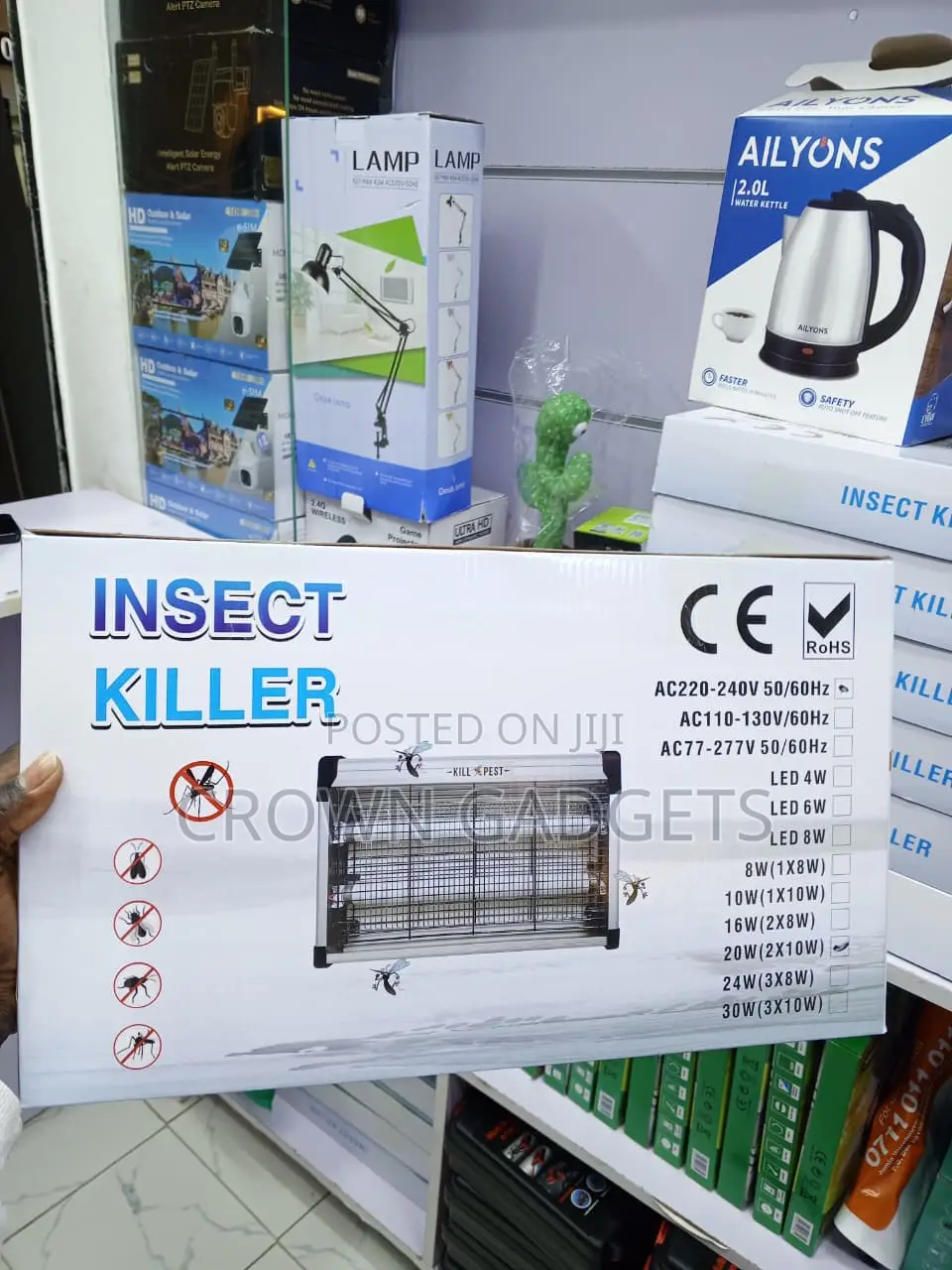 Indoor 20W Electric Mosquito Fly Killer Bug Zapper