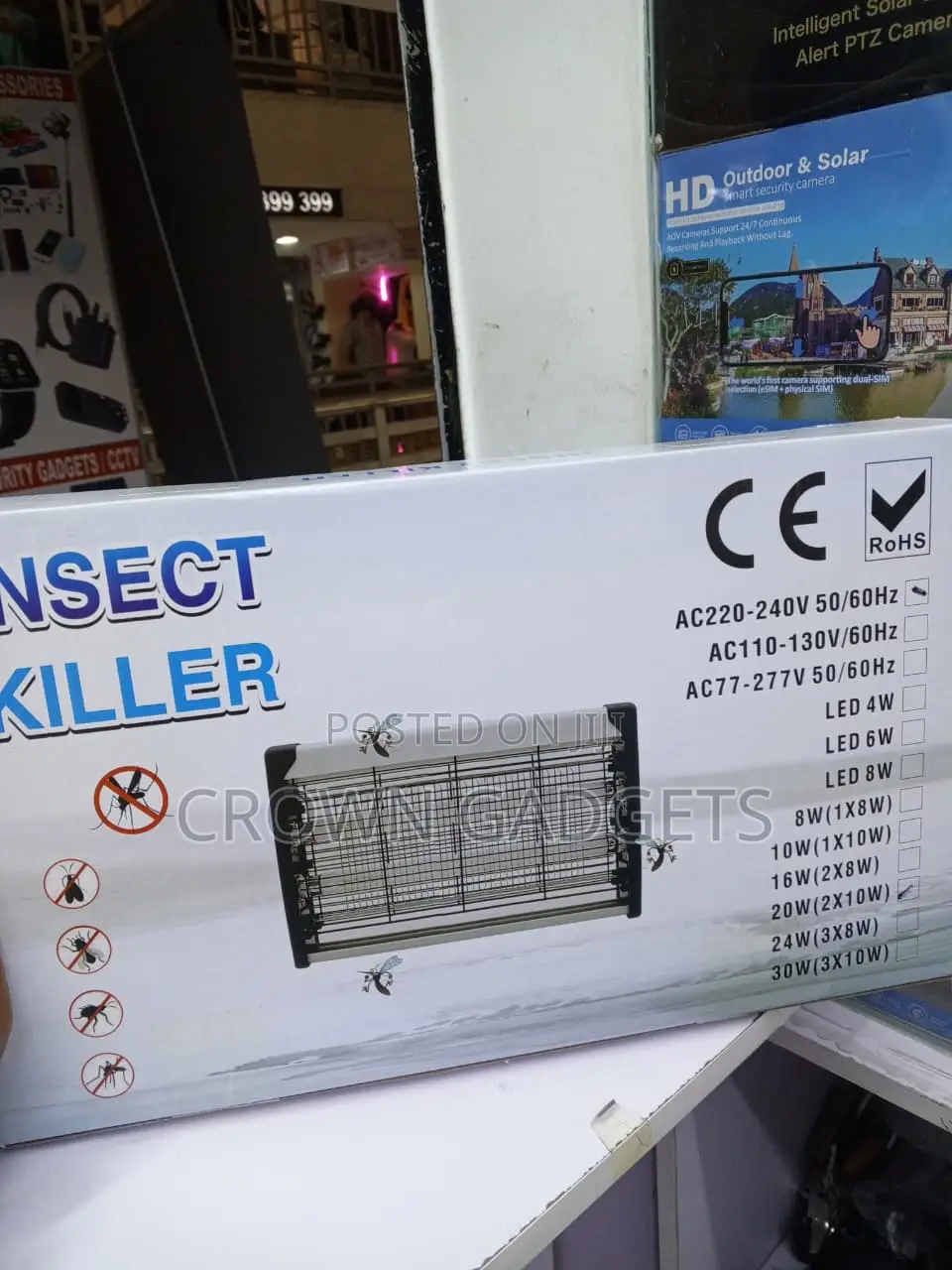 Indoor 20W Electric Mosquito Fly Killer Bug Zapper