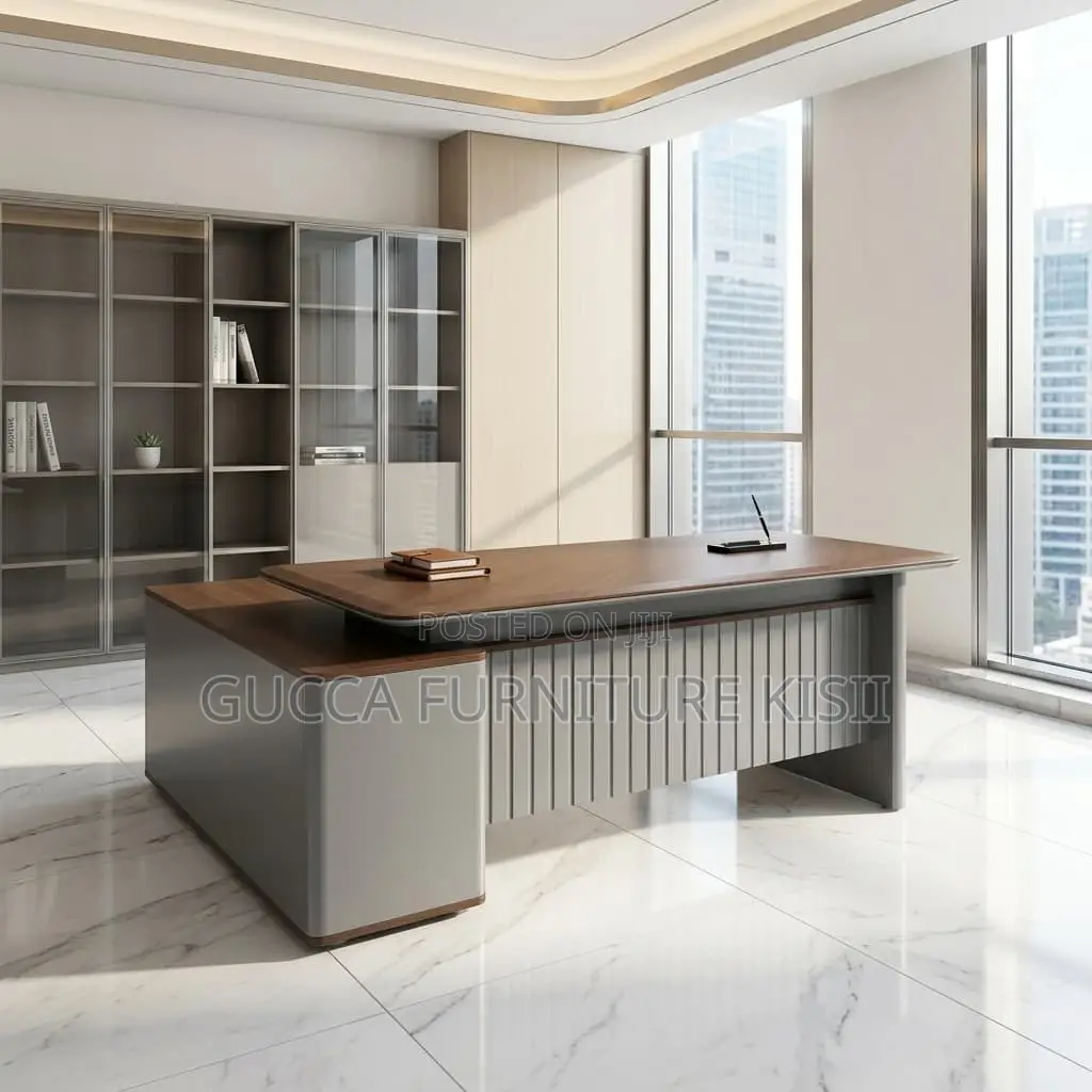 Office Desk; 1.8M Executive L-Shaped Office Desk