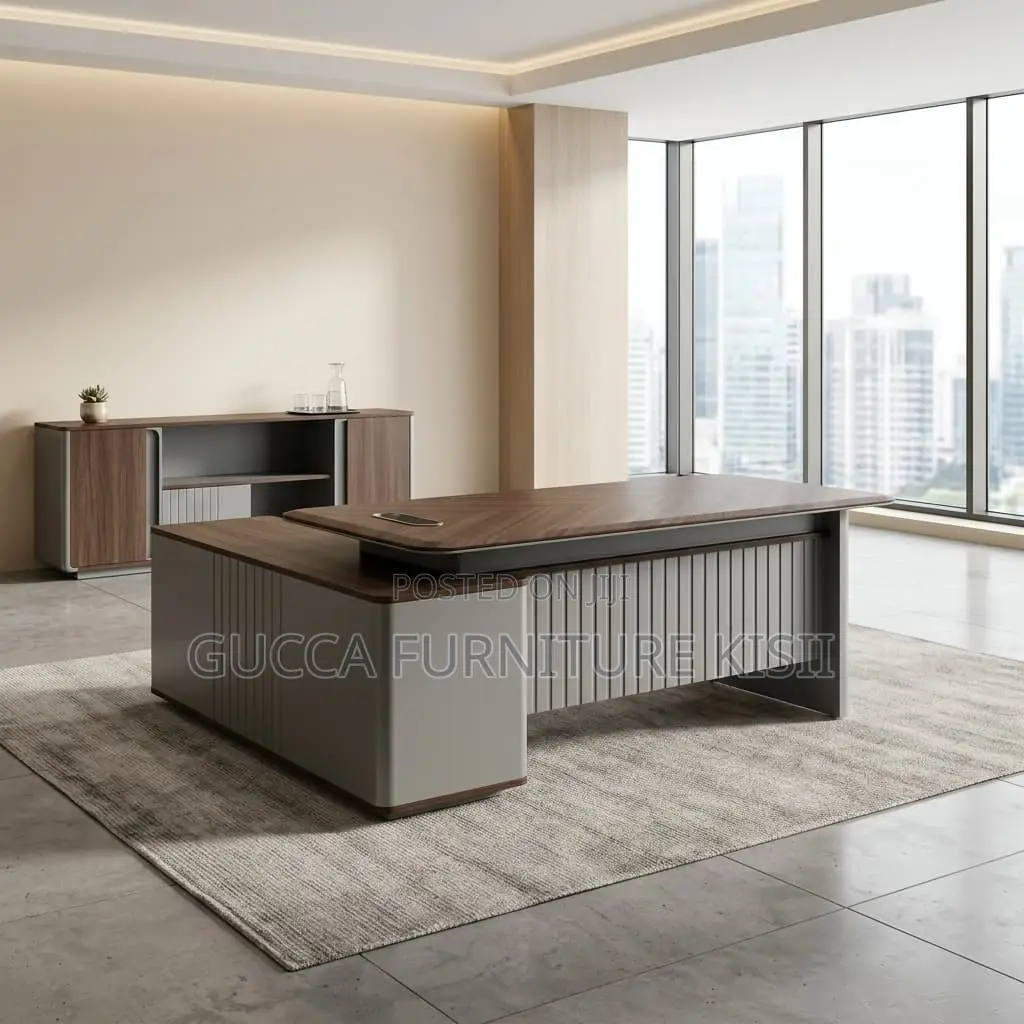 Office Desk; 1.8M Executive L-Shaped Office Desk