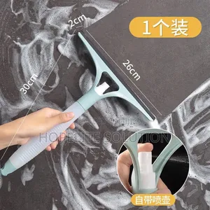 2 in 1 Double Sided Window Glass Cleaner With Water Sprayer