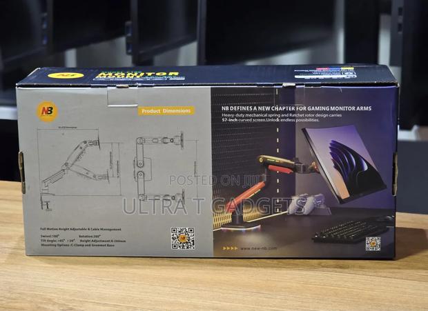 NB F160 Dual Monitor Mount