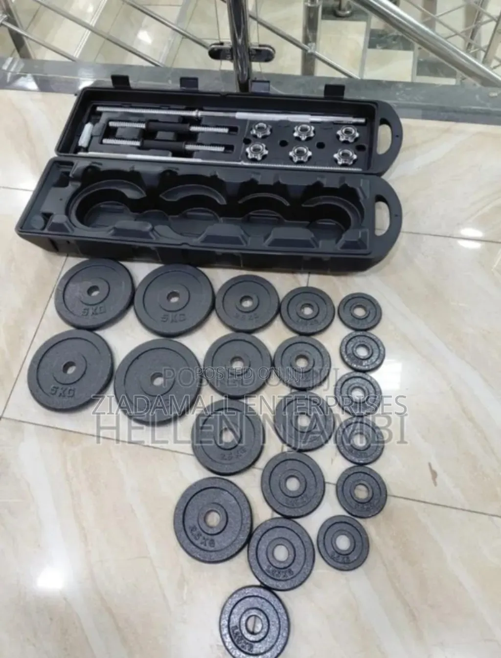 Affordable New 50kgs Gym Dumbells. New Ones