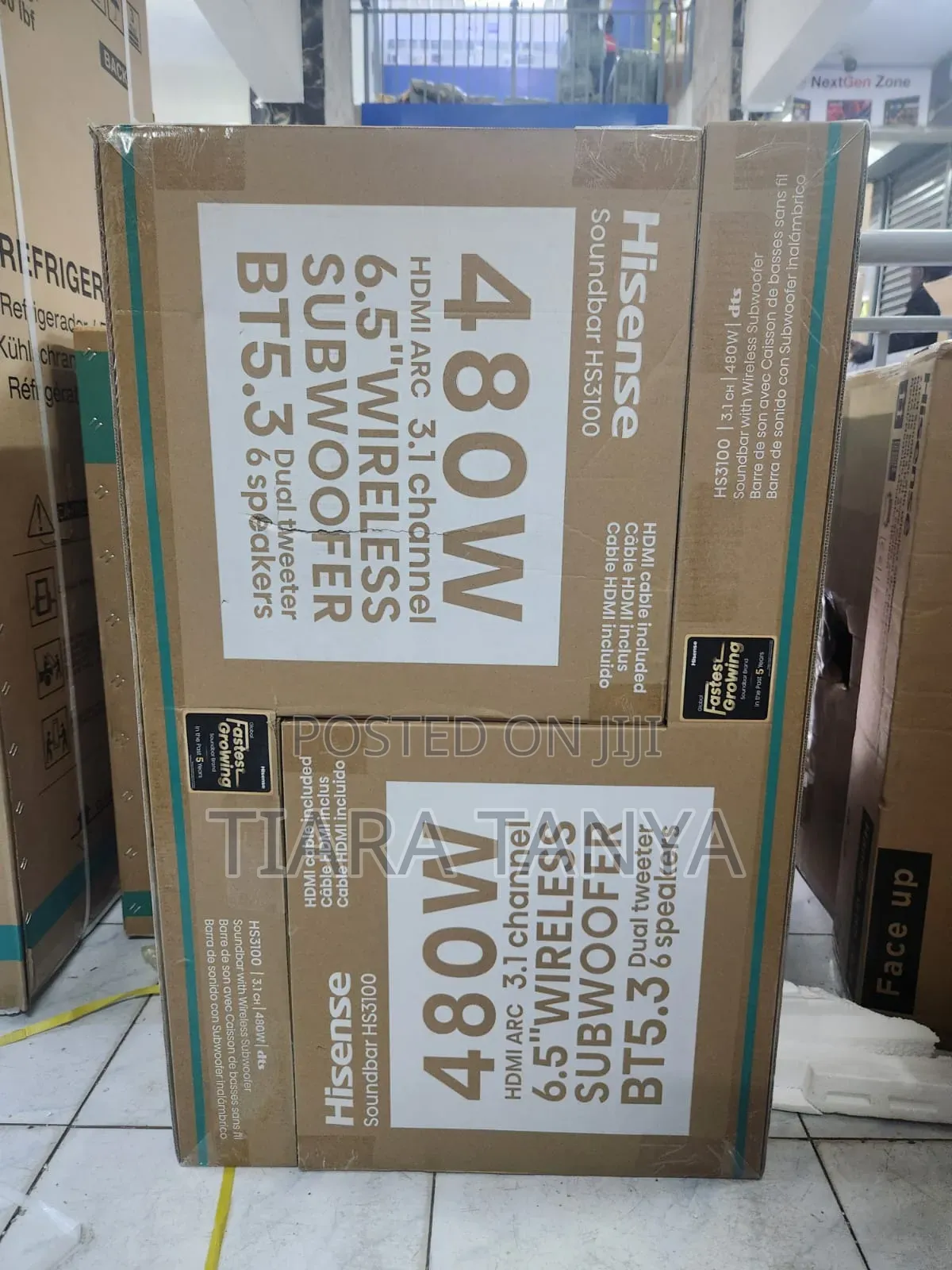 Hisense Soundbar 3.1CH 480W Wireless HS-3100
