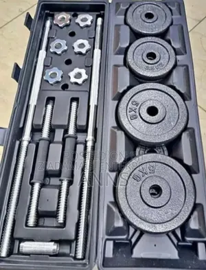 With Free Delivery 50kgs Dumbbell- High Quality Set
