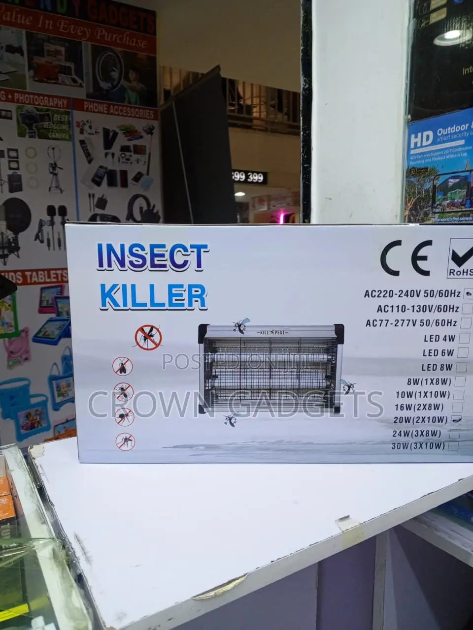 20W Indoor Electric Bug Zapper for Mosquitoes Flies Moths