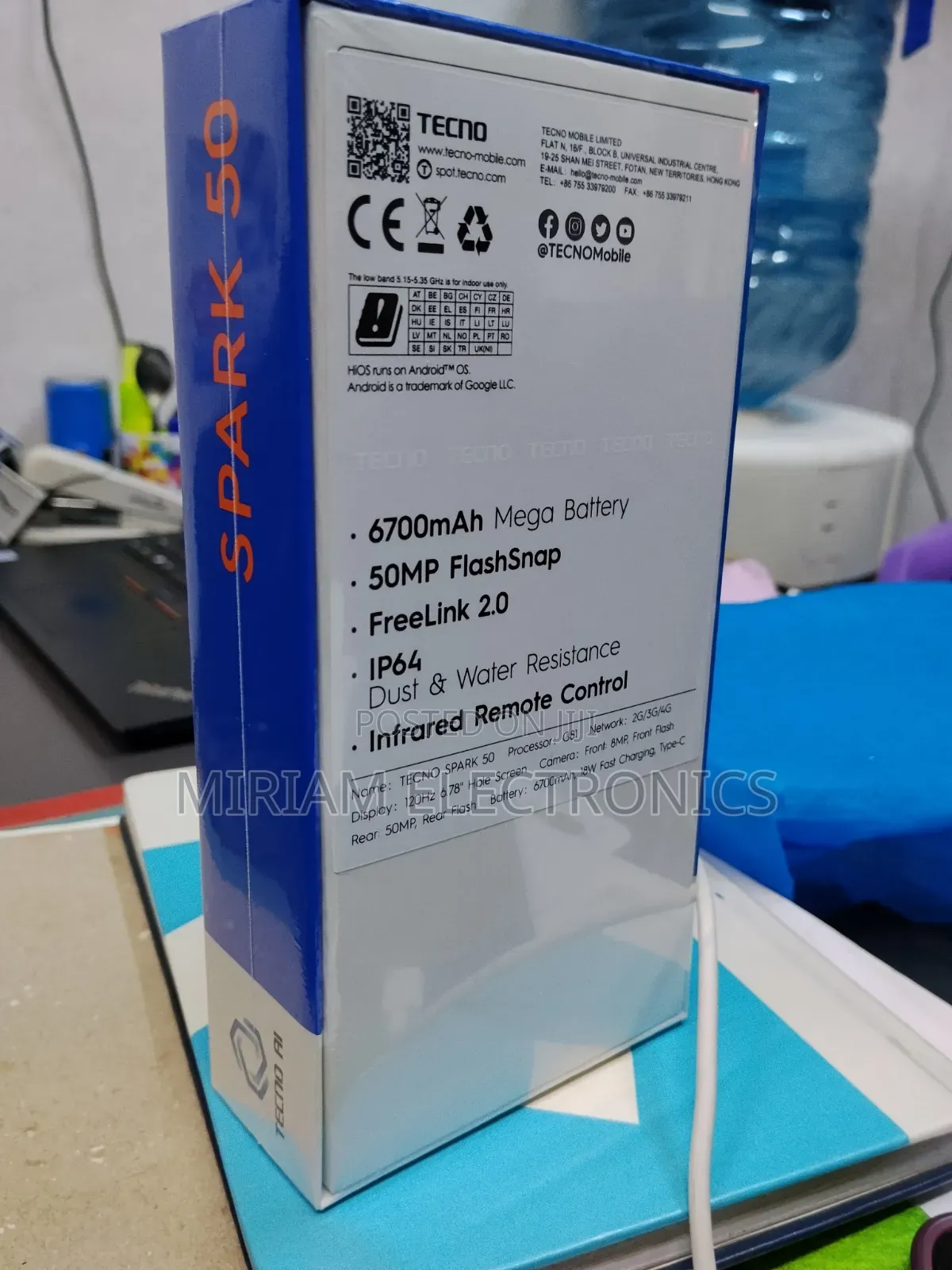 New Tecno Spark 50 128 GB Black