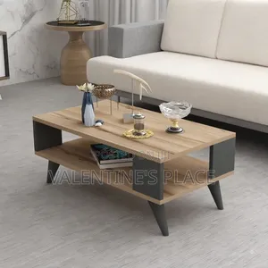 Premium Quality Wooden Center Table With Lower Shelf