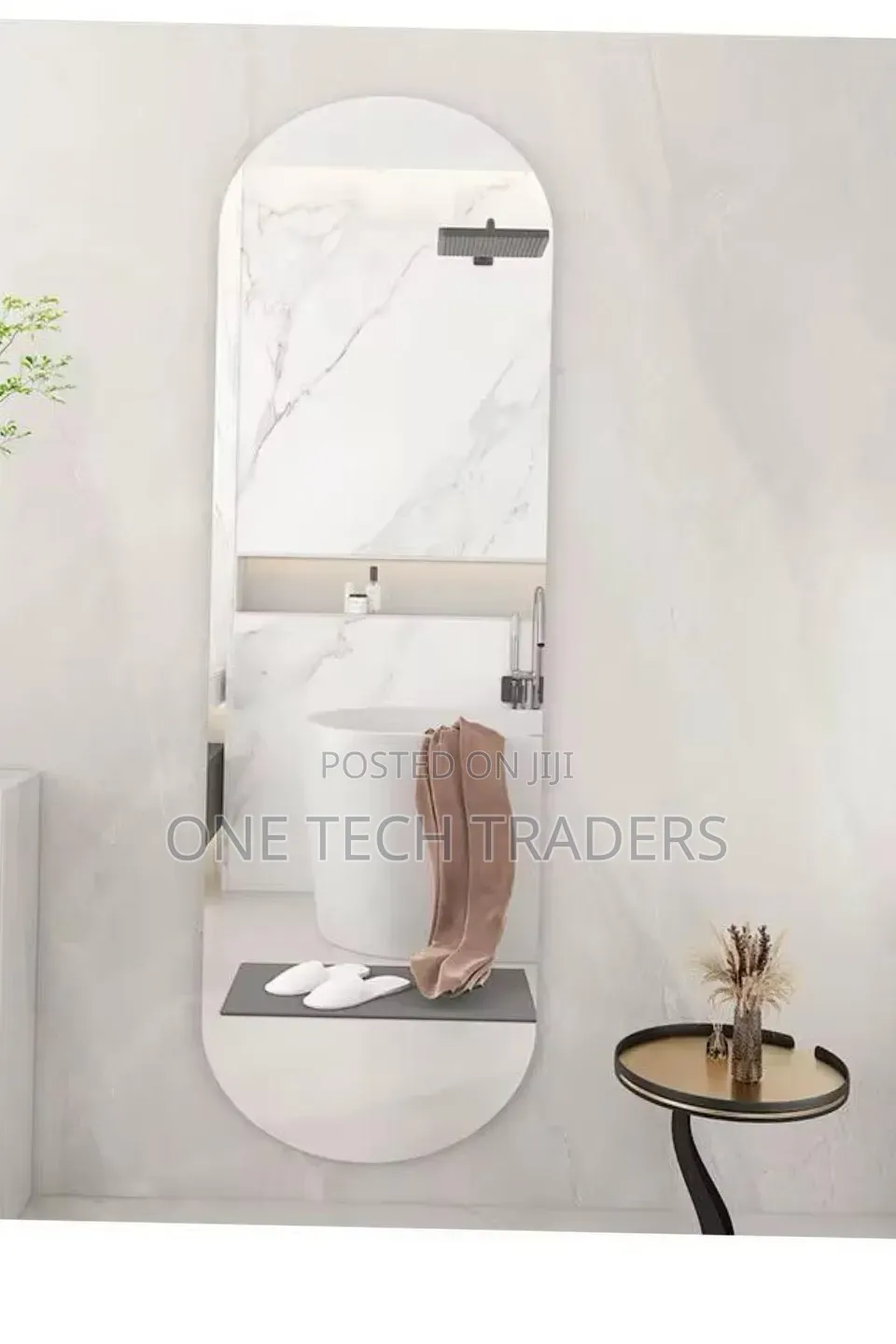 Acrylic Mirror - Oval Shape Size 120×40cm