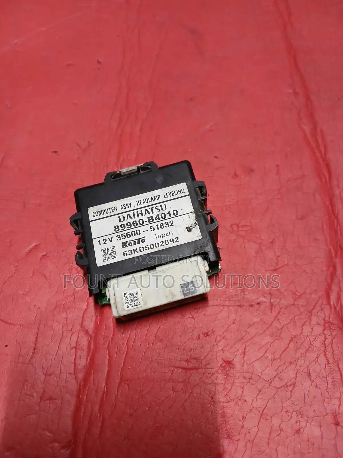 Control Unit Daihatsu Mira,