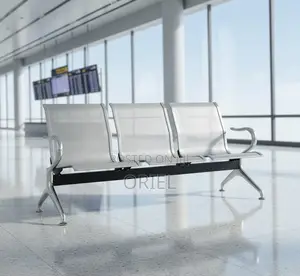 Office Bench : 3-Seater Hospital Waiting Steel Bench