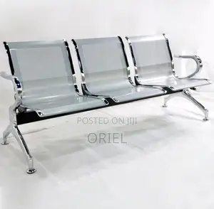 Office Bench : 3-Seater Hospital Waiting Steel Bench