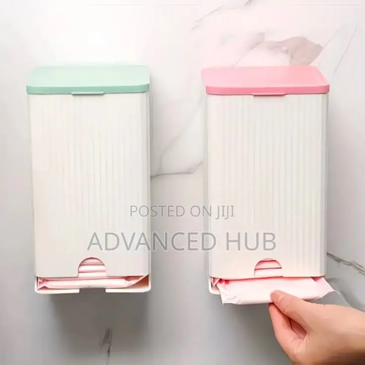 Bathroom Wall Mounted Sanitary Pad/Tissue Paper Dispenser Box,